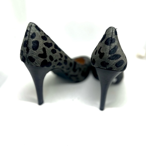 JESSICA SIMPSON💥NWOT💥Animal Print Real Hair Calf Heels Shoes Size 9.5 - Picture 5 of 8